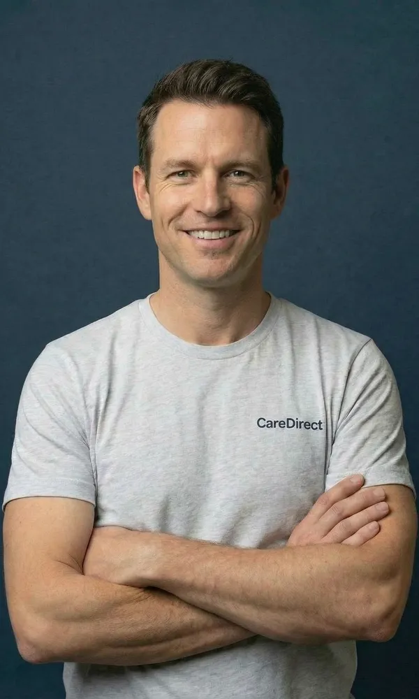 Clinical psychologist in CareDirect uniform